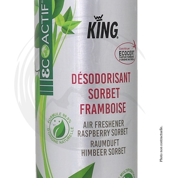 P01435 - Désodorisant Sorbet Framboise Ecocert 400ml KING