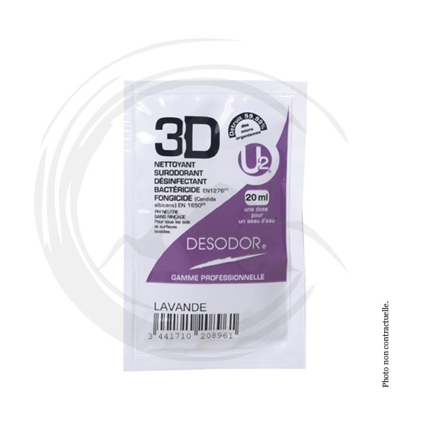 P01369 - Dose désinfectant 3D Lavande 20ml DESODOR