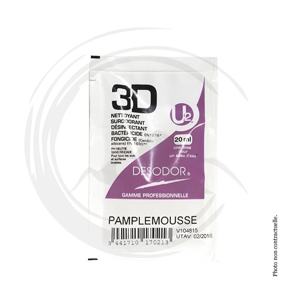 P01139 - Dose désinfectant 3D Pamplemousse 250 x 20ml DESODOR