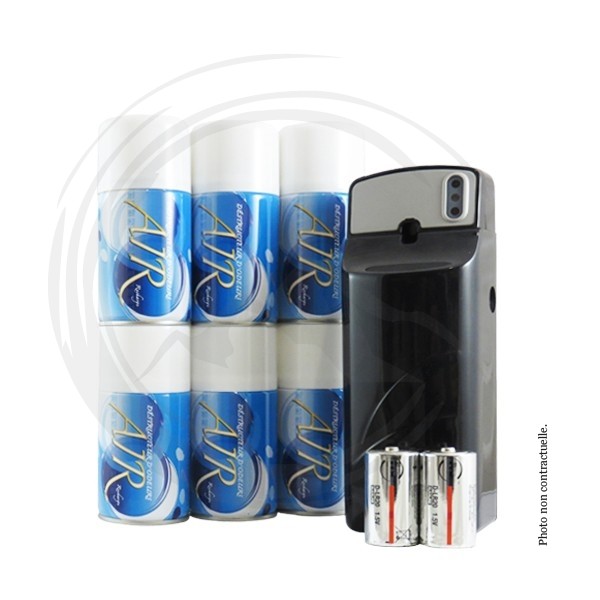 P01442 - Pack Diffuseur + piles + 6 destructeurs d'odeurs 250ml KING