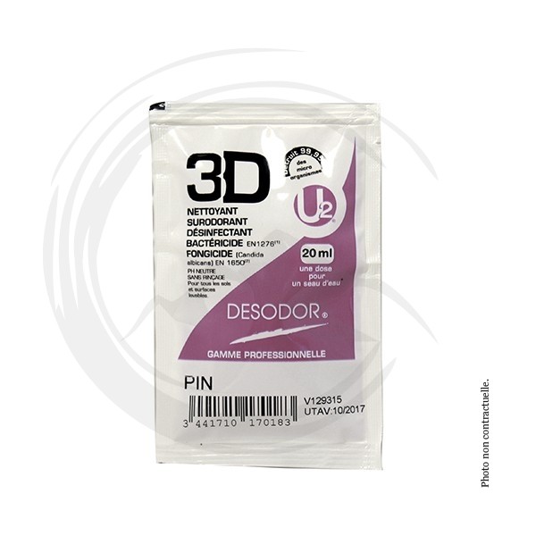 P01235 - Dose désinfectant 3D Pin 250 x 20ml DESODOR
