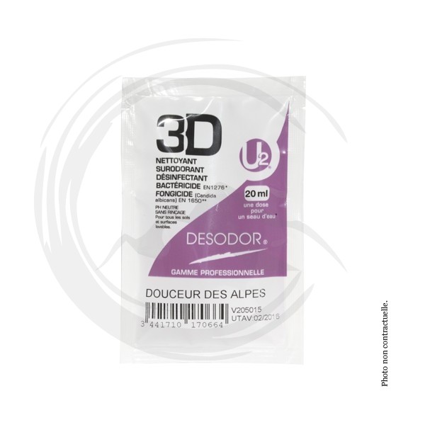 P00061 - Dose désinfectante 3D Douceur Alpes 250 x 20ml DESODOR