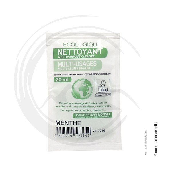 P01168 - Dose nettoyant Menthe multi-usages Ecolabel 20ml KING