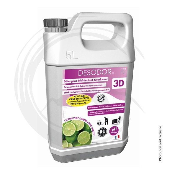 P00058 - Désinfectant 3D Citron vert 5L DESODOR