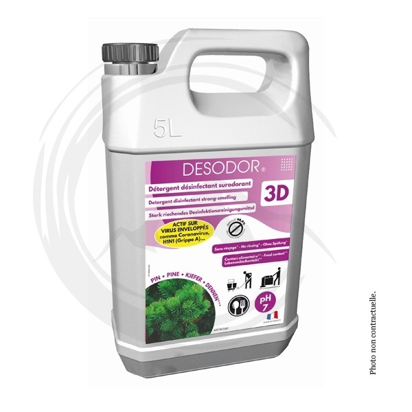P01177 - Désinfectant 3D Pin 5L DESODOR