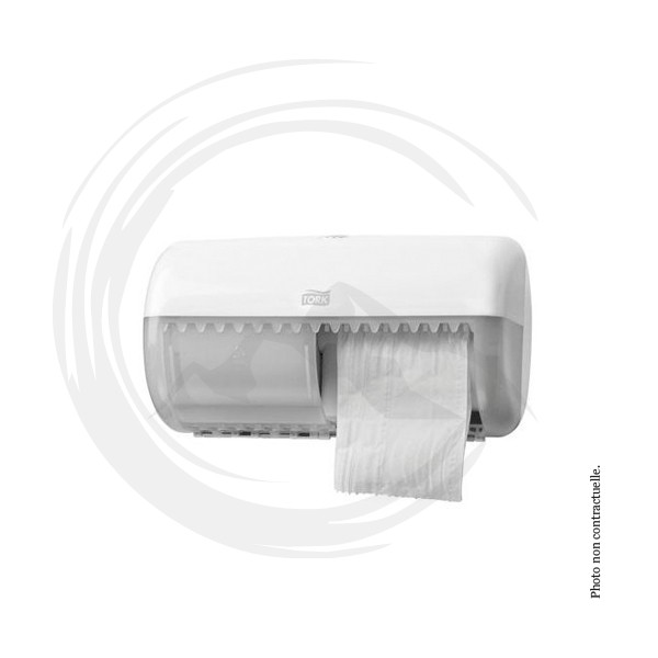 P00823 - Distributeur de papier wc standard Tork élévation T4 blanc