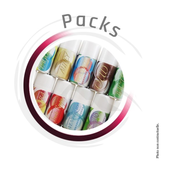 P00995 - Pack 10 recharges désodorisantes + Appareil Noir + piles