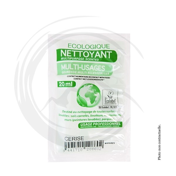 P01367 - Dose nettoyant Cerise multi-usages Ecolabel 20mll KING