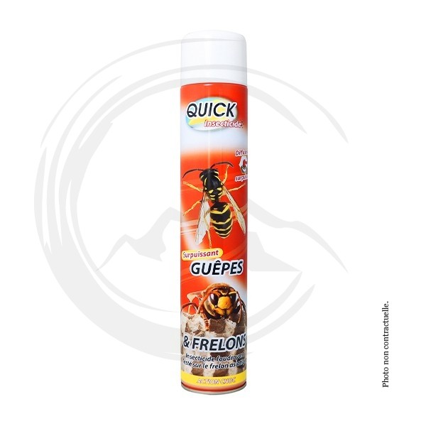 P01376 - Insecticide Frelons Guêpes surpuissant 750ml QUICK