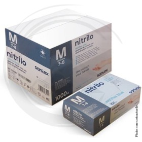 P01432 - Gant Nitrile Taille M(7-8) - Bleu EN455
