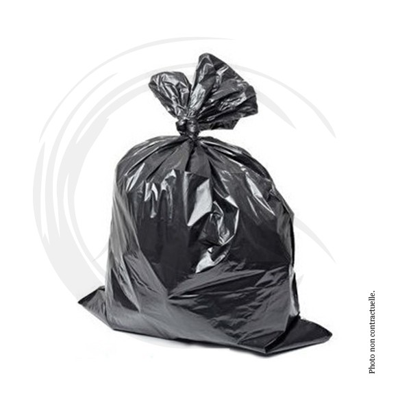 P01522 - Sac poubelle Noir 110L 45µ - 200un