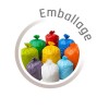 P01513 - Sac poubelle Transparent 110L 50µ - 200 un