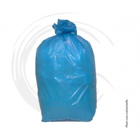 1 pièce sac poubelle bleu, LDPE, 90x110cm, 65my (Ct 150) 200L (90128)