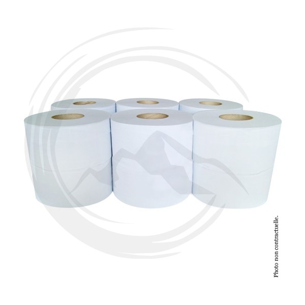 P00836 - Pack 12 rouleaux papier WC Minirol 2 plis 175m OUATINELLE