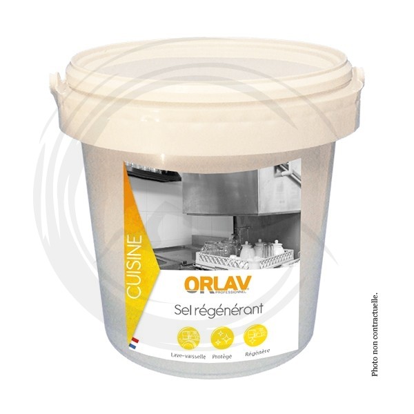 P01821 - Sel régénérant lave-vaisselle 5Kg ORLAV