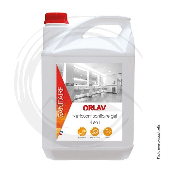 P01882 - Gel Sanitaire 4 actions 5L ORLAV