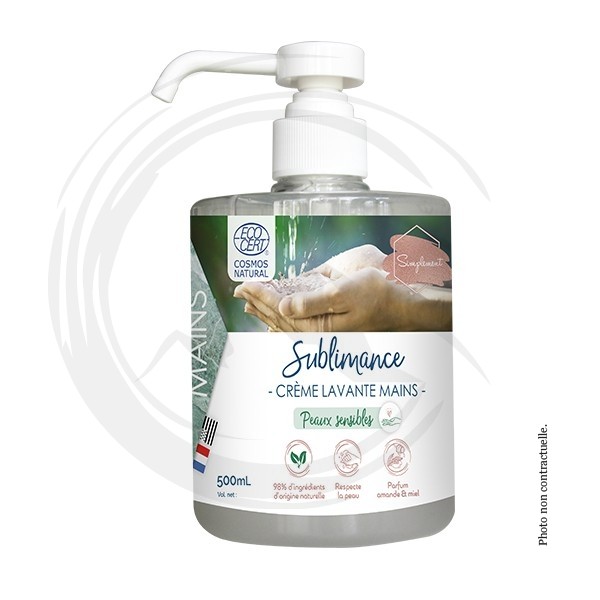 P01883 - Crème lavante Sublimance Ecocert 500cc SIMPLEMENT