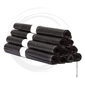 P01655 - Sac housse conteneur Noir BD 500L 30µ - 100un