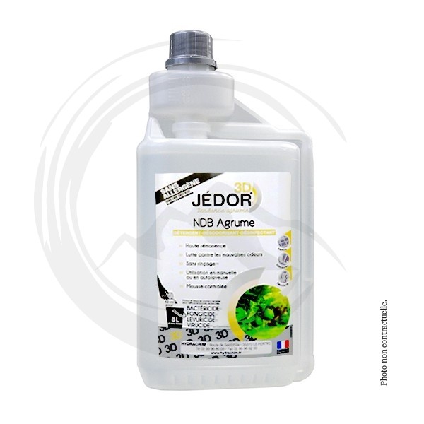 P01854 - Désinfectant 3D Agrumes doseur 1L JEDOR