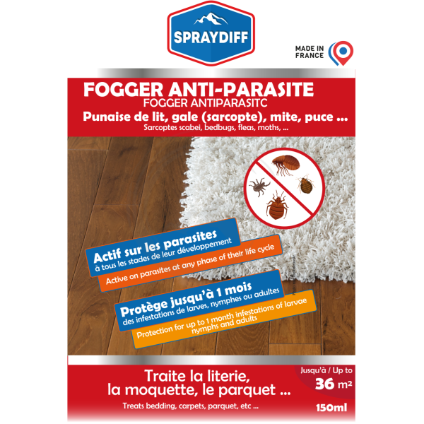 P01928 - Antiparasite Fogger 150ml SPRAYDIFF