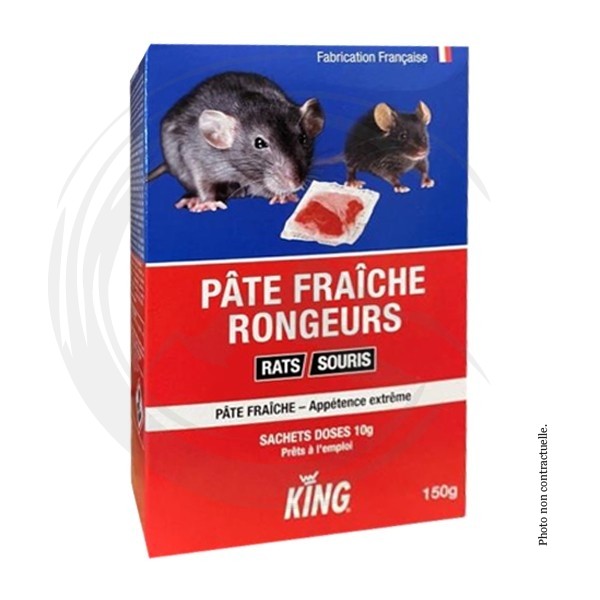 P01323 - Pâte fraiche rongeurs 150g(15x10g) KING