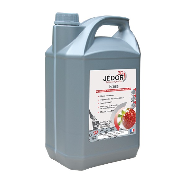 P01951 - Désinfectant 3D Fraise doseur 5L JEDOR