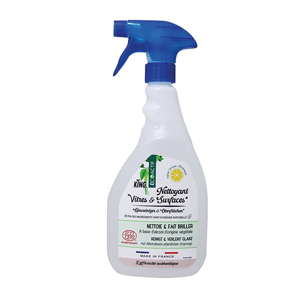 Nettoyant vitres & surfaces Ecocert 750cc KING