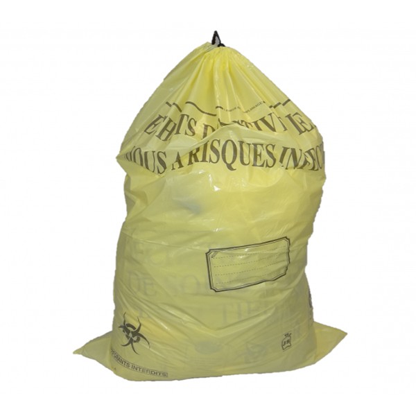 P01714 - Sac poubelle Jaune BD 110L/NFX 30501 DASRI 30µ x200