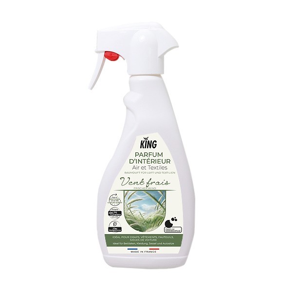 P02072 - Parfum d'interieur air & textiles vent frais 500ml KING