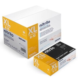 P01624 - Gant Nitrile Noir non poudré 4,5gr GD21N Taille XL(9-10)