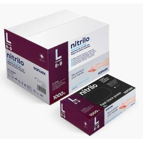 P01933 - Gant Nitrile Noir non poudré 6gr GD23 Taille L(8-9)