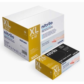P01934 - Gant Nitrile Noir non poudré 6gr GD23 Taille XL(9-10)