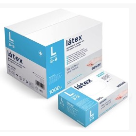 P01619 - Gant Latex poudré 5gr SX01 Taille L(8-9)