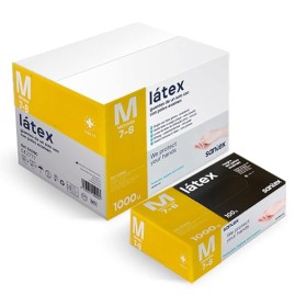 P01941 - Gant Latex Noir non poudré 5gr GD06 Taille M(7-8)