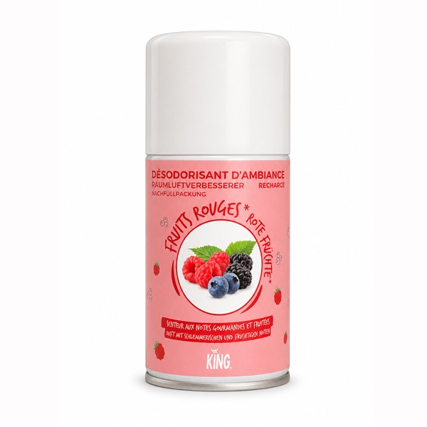 P00281 - Recharge désodorisant fruits rouges 250ml KING