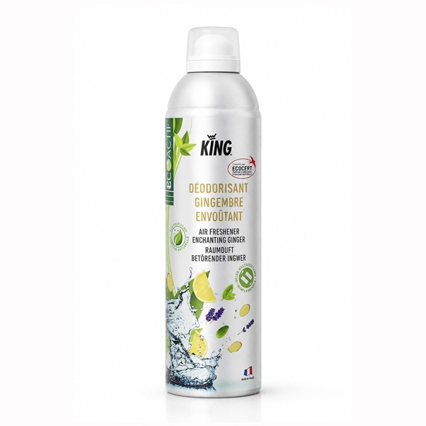 P01448 - Désodorisant Gingembre envoûtant Ecocert 400ml KING