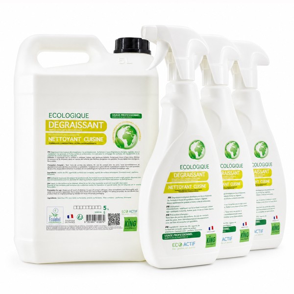P01459 - Pack Dégraissant alimentaire Ecolabel KING