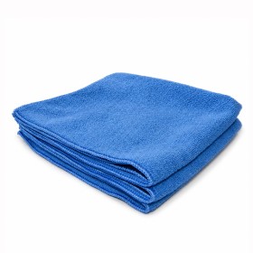 P01540 - Lavette microfibre Bleu 38x38cm  250Gr/m²  x5